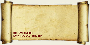 Jelisaveta Sarić vizit kartica